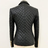 Arlene gesteppter Lederblazer